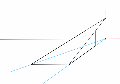 坂道のパースと描き方 消失点の決め方は 絵ってどう描くの