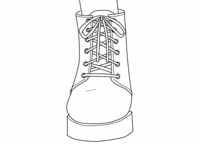 靴紐・結び目の描き方！らしく簡単に描くコツとポイント